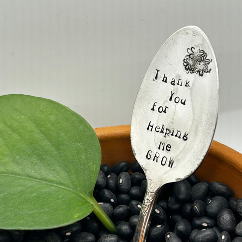 Plant Marker - Thank you for helping me grow