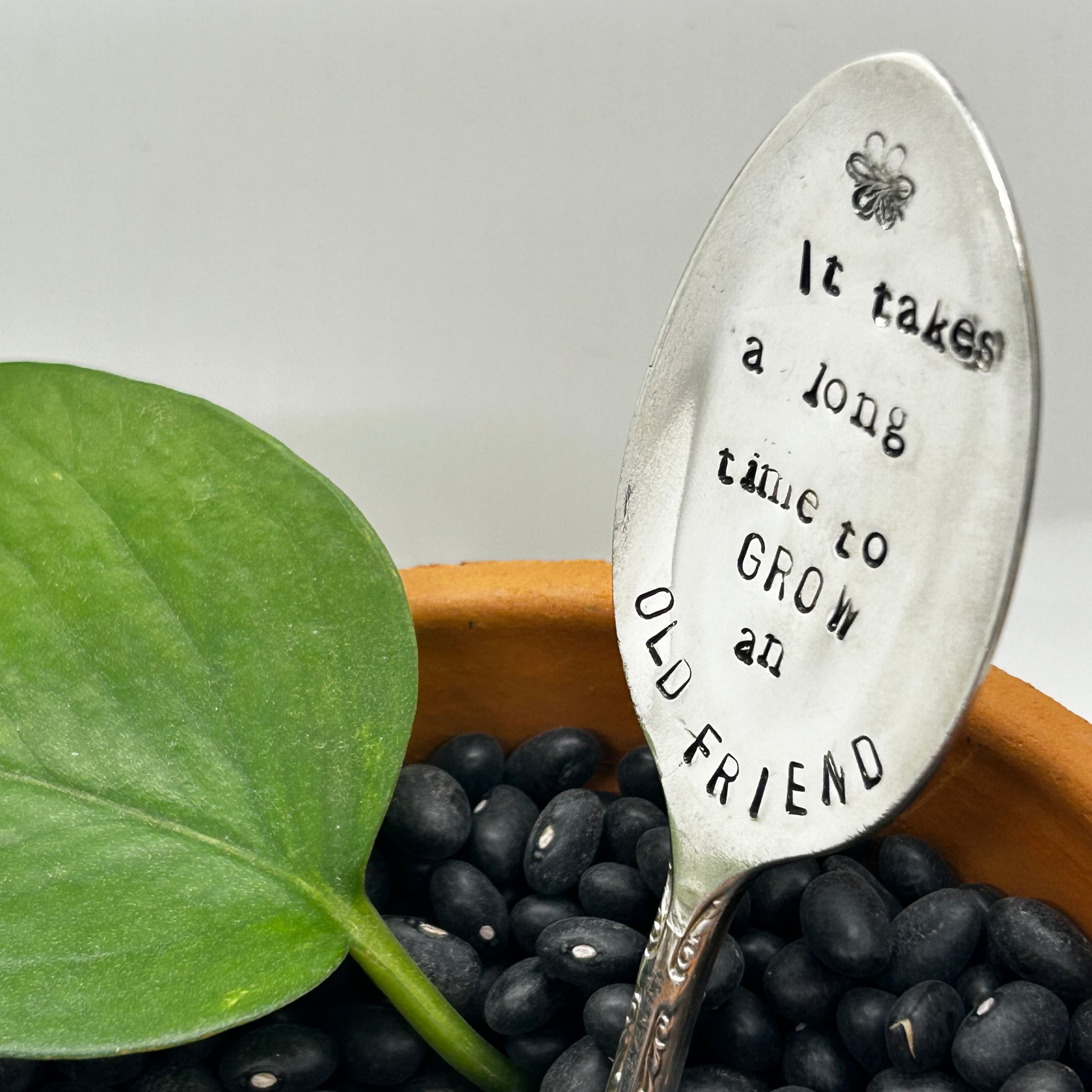 Plant Marker - It takes a long time to grow an old friend