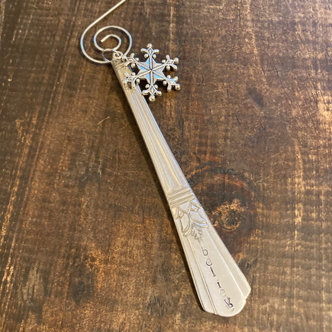 Ornaments - Stamped Flatware - Believe