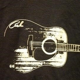 Men's Tee - Johnny Cash Guitar - CLEARANCE