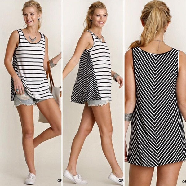 Women's Top - Striped Tank - CLEARANCE