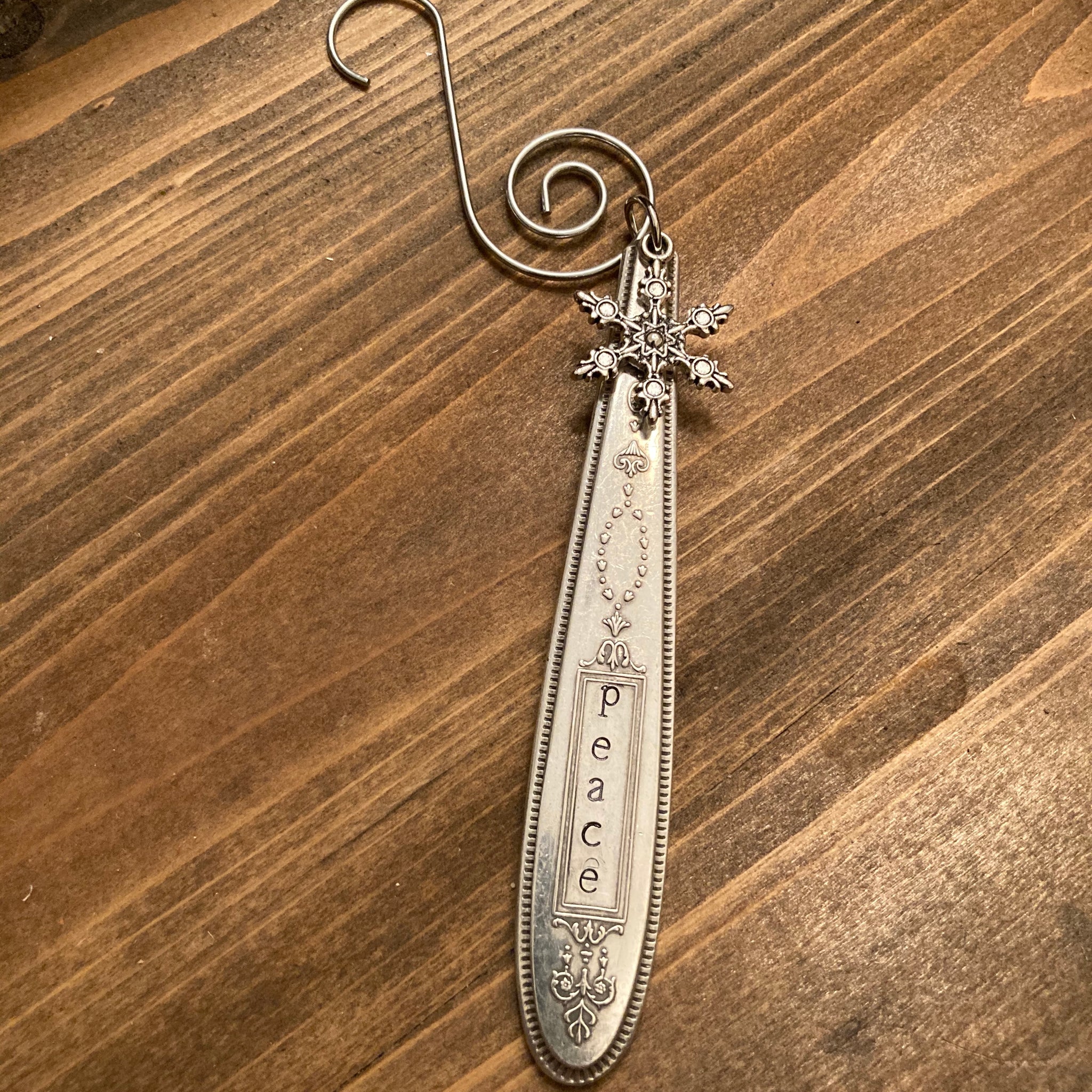 Ornaments - Stamped Flatware - Peace