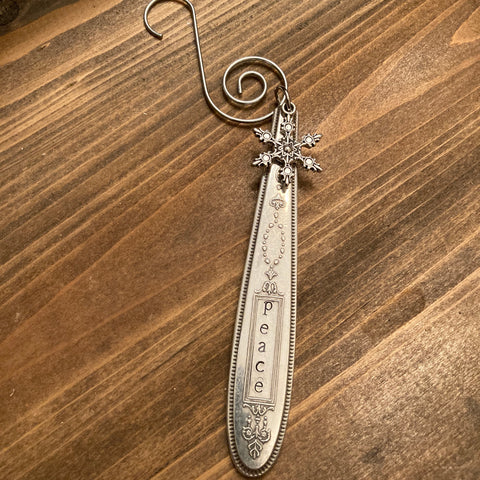 Ornaments - Stamped Flatware - Peace