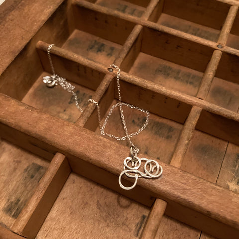 Necklace - To Infinity and Beyond - Sterling Silver Charm/Sterling Silver Chain