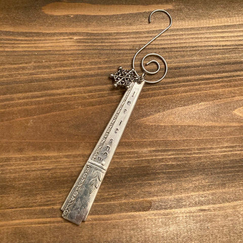Ornaments - Stamped Flatware - Let It Snow